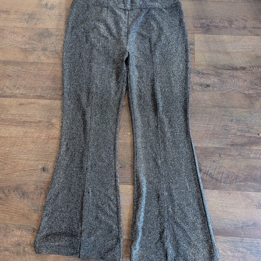 Shimmering Women's Flare Pants Length 43 Inches Waist 34 Inches Size XL